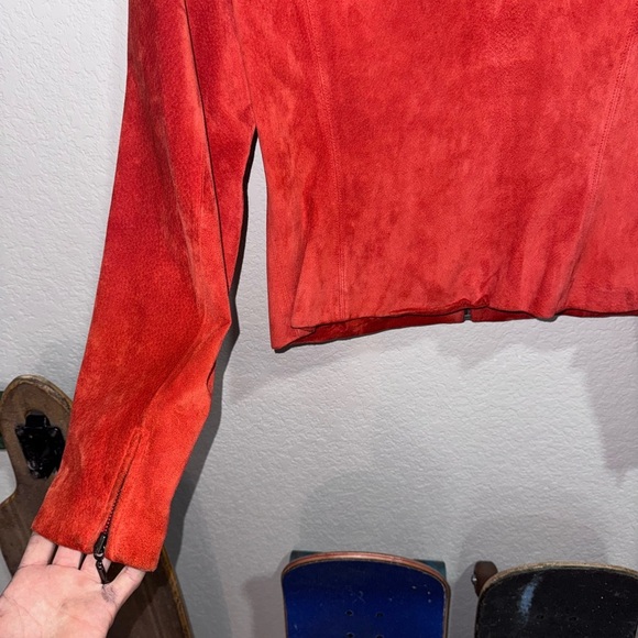 Valerie Stevens Suede Leather Jacket Small - Picture 6 of 6